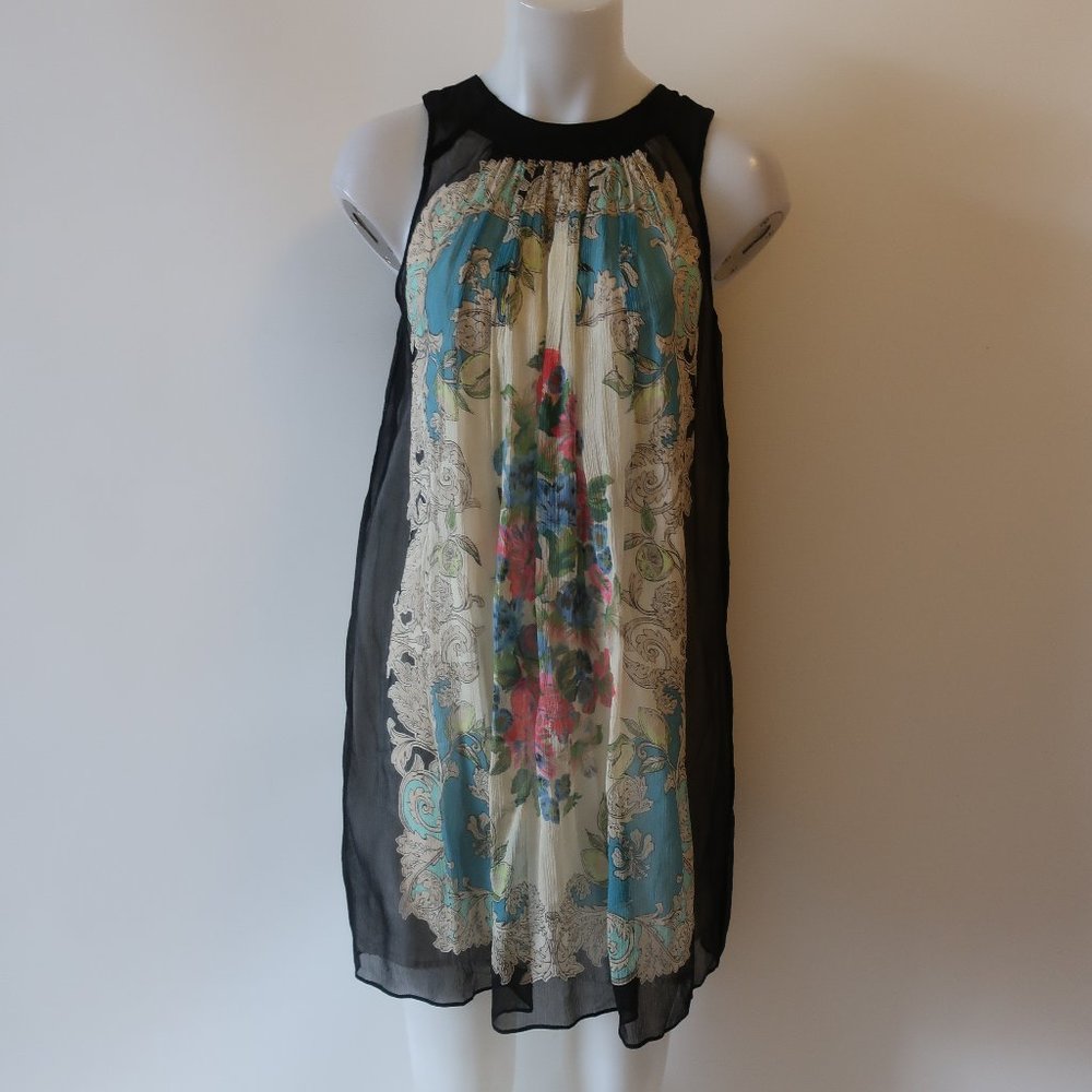 MOULINETTE SOEURS MULTI FLORAL SILK VARESE DRESS 2